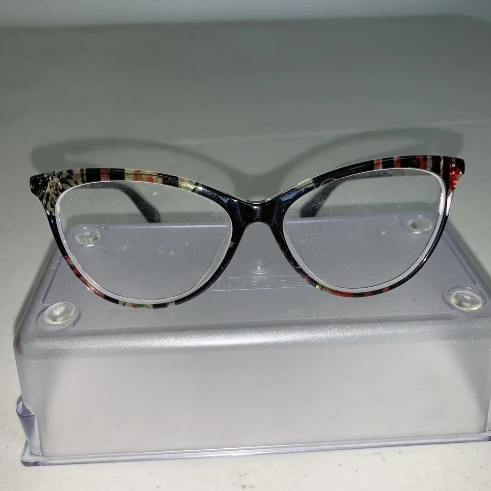 Christian Lacroix Eyeglasses, Frames‎ Only, CL1102 090, 53-14-140, Black Multi